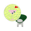 Pink Martini Booze Themed Golf Ball Marker with Swarovski Crystals by Navika