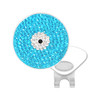 Micro Pave Crystal "Evil Eye" Ball Marker with Hat Clip