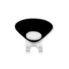 Black Magnetic Hat Clip for Golf Ball Marker by Navika