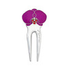 Purple Orchid Divot Tool with Matching Ball Marker Set