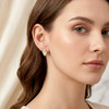 2-in-1 Swarovski Vintage Crystal Triangle Drop Earrings | Removable Charm Studs