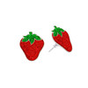 Strawberry Glitzy Magnetic Ball Markers Earring Set