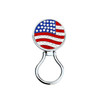 Eyeglass Holder With Removable USA Flag Crystal Ball Marker