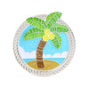 Palm Tree Glitzy Magnetic Kicks Candy Shoe Ball Marker