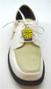 Polka Dot (Yellow & Black) Glitzy Magnetic Kicks Candy Shoe Ball Marker