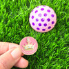 Pink Queen of the Course Magnetic Kicks Candy Shoe Ball Marker adorned with Crystals from Swarovski®