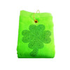 Golf Towel - Shamrock Crystal Terry Cloth Golf Towel