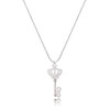 Necklace - Royal Key Silver Necklace