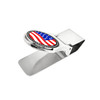 Magnetic Money Clip with Removable US Flag Ball Marker