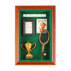 History of Tennis Vertical Shadow Box Wall Decor Piece