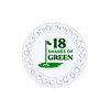 18 Shades of Green Ball Marker With Swarovski Crystals | Hat Clip Included