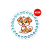 Puppy Love Marker adorned with Crystals from Swarovski®- with Hat Clip | Choose your Color