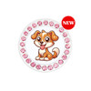 Puppy Love Marker adorned with Crystals from Swarovski®- with Hat Clip | Choose your Color