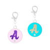 Shimmery "Live Love Golf" Initial Charm Or Necklace | Pink Or Teal Initial Charm