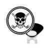 Skull With Crossed Clubs Ball Marker with Hat Clip