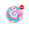 Tie Dye Teal & Pink Ball Marker With Hat Clip