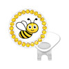 Bumblebee Glitzy Ball Marker with Hat Clip