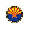 Arizona State Flag Ball Marker