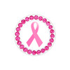 Pink Ribbon Ball Marker With Glitter | Breast Cancer Awareness