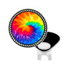 Tie Dye Rainbow Ball Marker With Braided Edge
