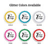 Custom Print Logo or Text Glitter Ball Marker - 6 Piece Minimum