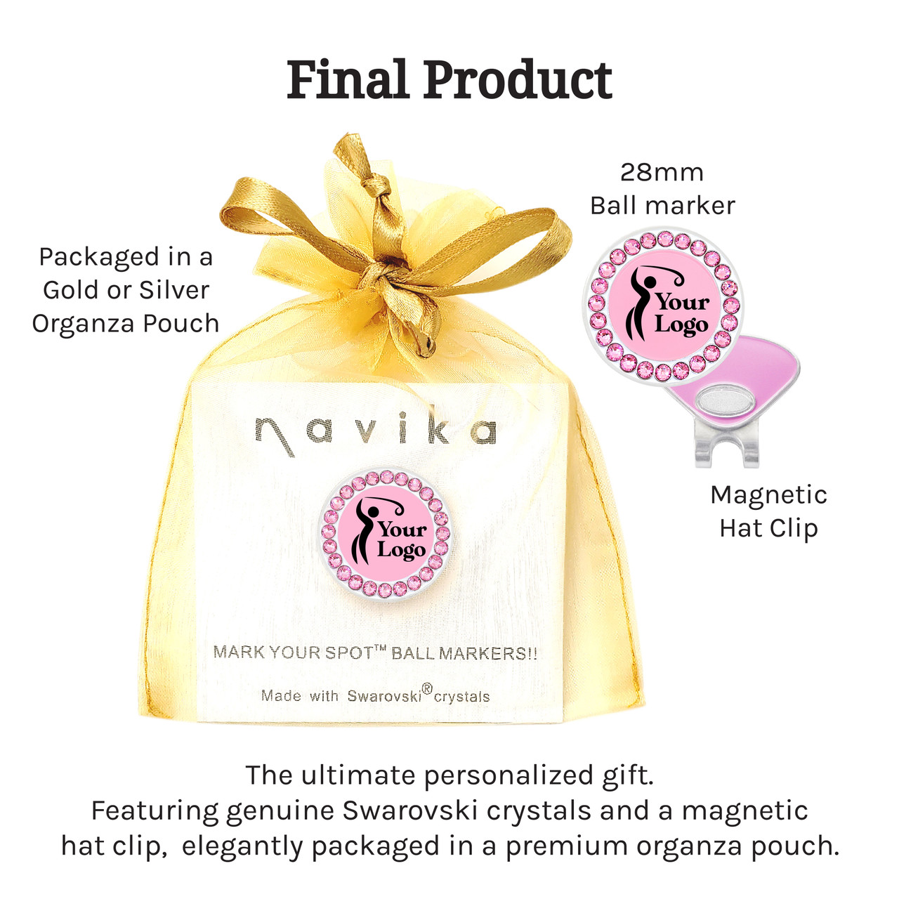 Navika Swarovski Crystal Ball Marker - Thumbnail 3