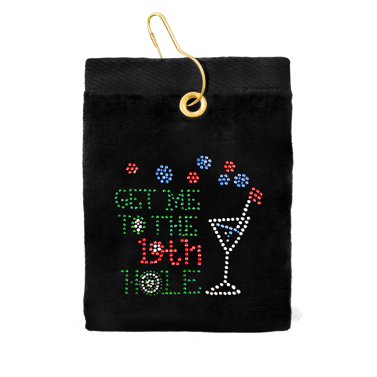 19th Hole Crystal Golf Towel