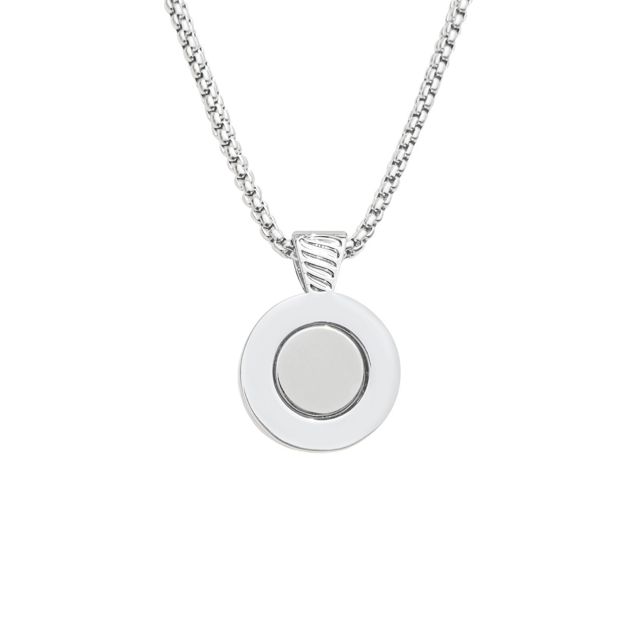 Navika Heart Swarovski Crystal Ball Marker on Serenity Magnetic Necklace