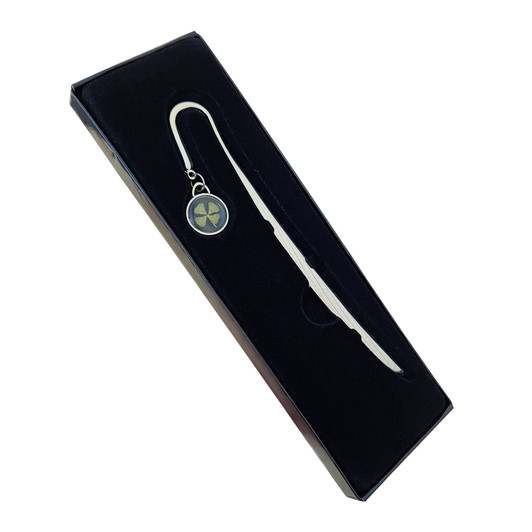 Letter Opener / Bookmark with REAL Four Leaf Clover