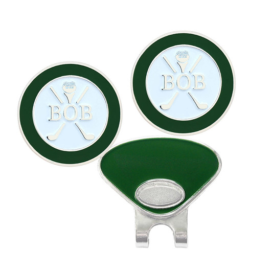 "BOB" Ball Marker with Hat Clip | Set of 2