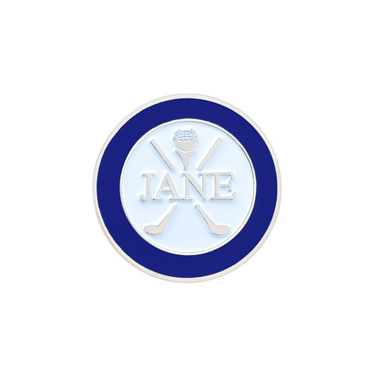 "Jane" Ball Marker with Hat Clip | Set Of 2