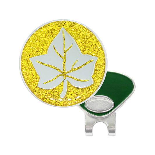 Ivy Leaf Glitzy Ball Marker with Hat Clip Ivy Leaf Glitzy Ball Marker with Hat Clip