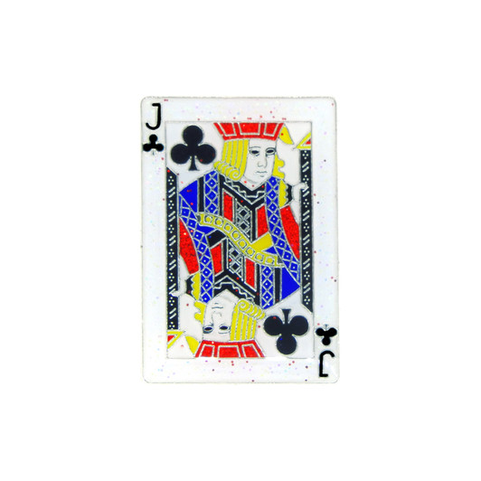 Poker Jack Glitzy Ball Marker with Hat Clip Poker Jack Glitzy Ball Marker with Hat Clip