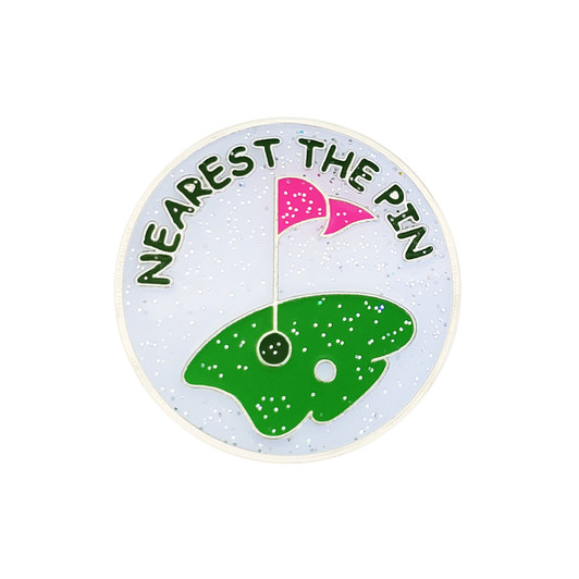 Nearest The Pin Glitzy Ball Marker with Hat Clip