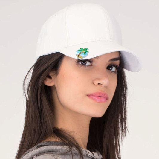 Palm Tree Glitz Ball Marker adorned with Crystals from Swarovski®- with Hat Clip Palm Tree Glitz Ball Marker adorned with Crystals from Swarovski®- with Hat Clip