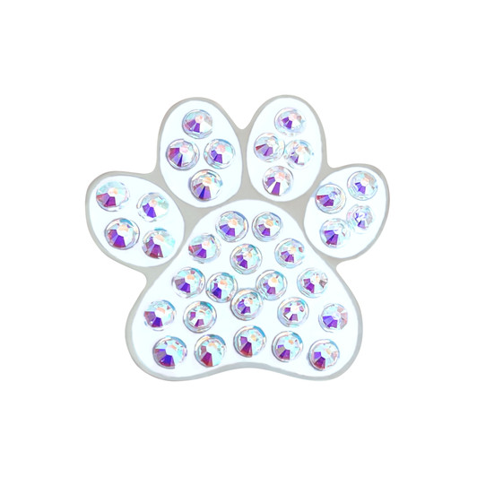 White Paw Golf Ball Marker with Swarovski Crystals by Navika