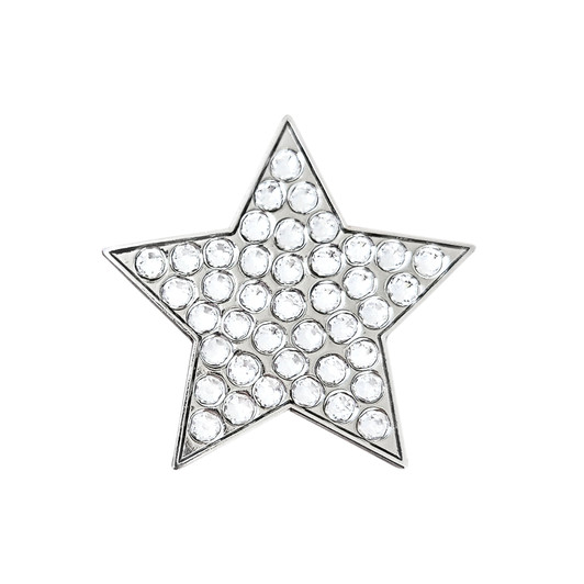 White Star Golf Ball Marker with Swarovski Crystals by Navika