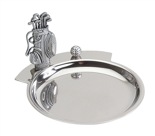 Custom Laser Engraved Golf Bag Coin Tray- Personalized gifts for your event