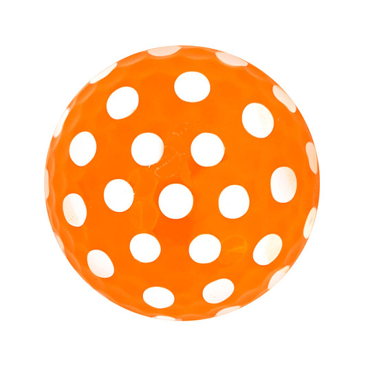 Golf Balls - Polka Dot Orange/White