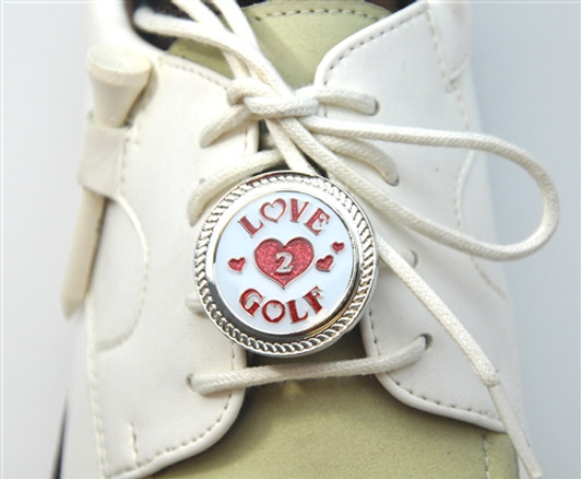 Love 2 Golf Glitzy Magnetic Kicks Candy Shoe Ball Marker