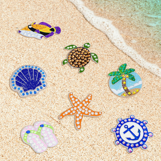 Anchor Magnetic Kicks Candy Shoe Ball Marker adorned with Crystals from Swarovski®