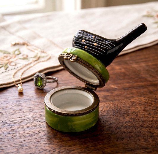 Golf Driver Porcelain Limoges Style Box