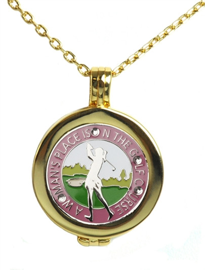 Live Love Life Gold Necklace with Women's Place adorned with Crystals from Swarovski® Charm Live Love Life Gold Necklace with Women's Place adorned with Crystals from Swarovski® Charm