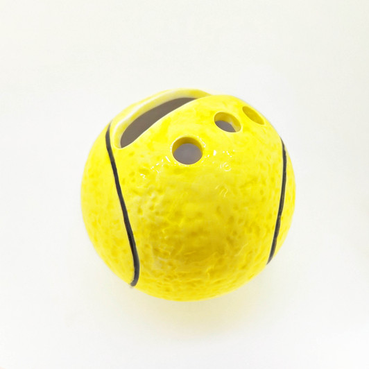 Tennis Ball Ceramic Stationary Holder
