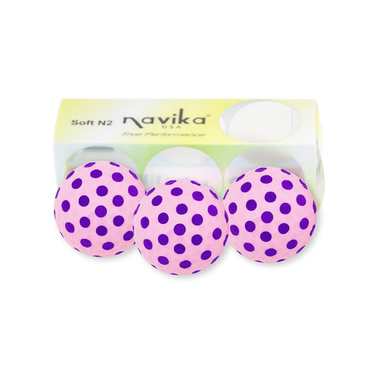 Golf Balls - Polka Dot Pink/Purple