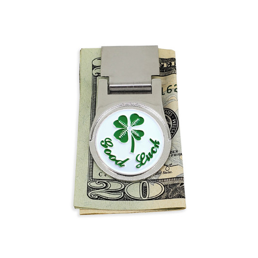 Magnetic Money Clip with Removable Good Luck Ball Marker