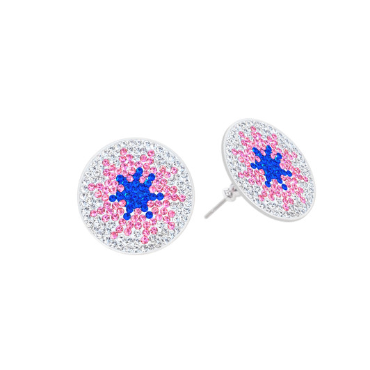 Twilight Magnetic Ball Marker Earrings with Micro Pave Crystals