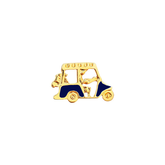 Gold Golf Cart Tac Pin - Small