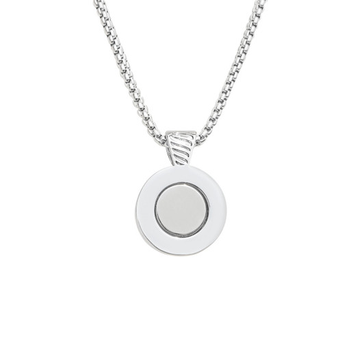Good Luck Clover Golf Ball Marker on Serenity Magnetic Necklace Good Luck Clover Golf Ball Marker on Serenity Magnetic Necklace