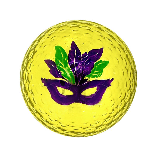 Mardi Gras Themed Golf Ball Sleeve